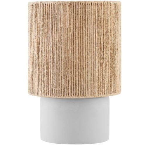 1 Lampe De Chevet En Jute Style Bohème Klea En Jute, Acier Marron Naturel