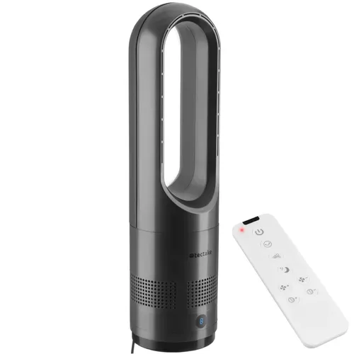 Ventilateur Colonne Polar En Plastique Abs Gris Anthracite
