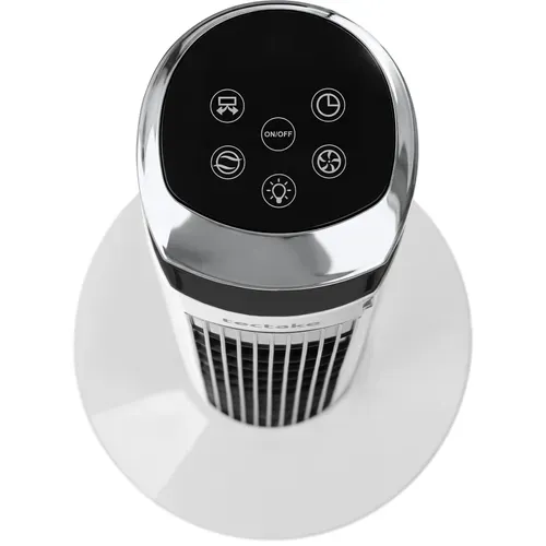 Ventilateur Colonne Silencieux Blanc 32x93 Cm 3 Modes 3 Vitesses Oscillation 90° Télécommande