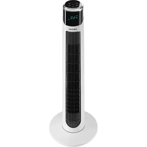 Ventilateur Colonne Silencieux Blanc 32x93 Cm 3 Modes 3 Vitesses Oscillation 90° Télécommande