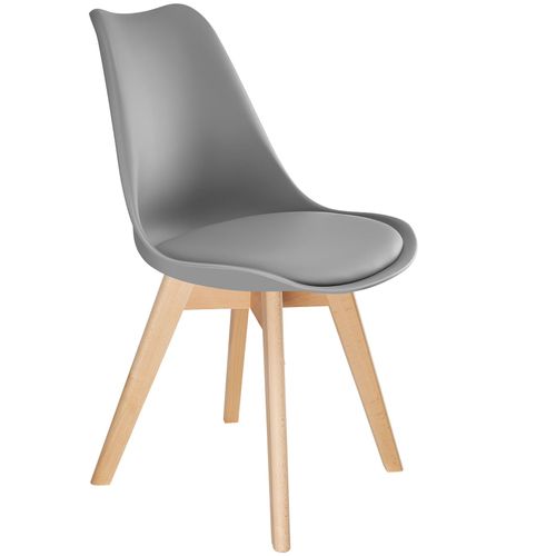 Ensemble De Chaises De Salle à Manger Frédérique En Polypropylène Gris