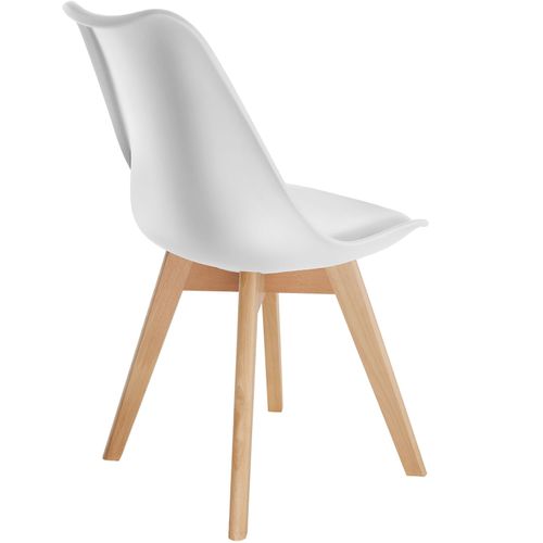 Ensemble De Chaises De Salle à Manger Frédérique En Polypropylène Blanc