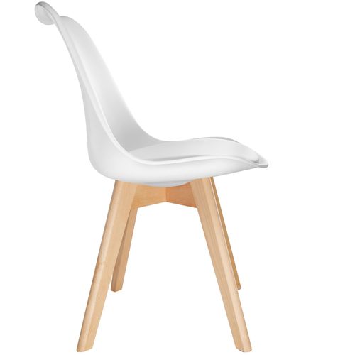 Ensemble De Chaises De Salle à Manger Frédérique En Polypropylène Blanc