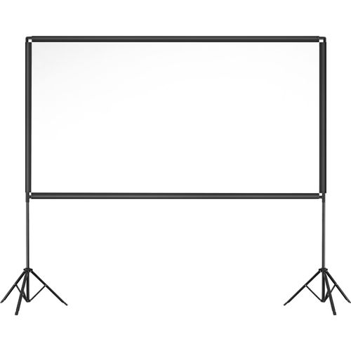 écran De Projection Cinema 100" Avec Trépieds Pliables 16:9 4k HD 275cm