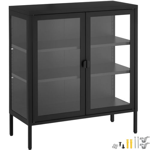 1 Vitrine Métallique Baker En Acier Noir