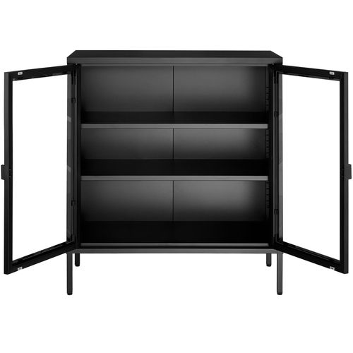 1 Vitrine Métallique Baker En Acier Noir