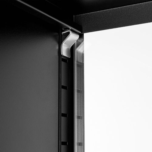 1 Vitrine Métallique Baker En Acier Noir