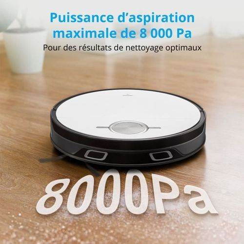 X50 Sw - Robot Aspirate0ur Laveur Avec Station De Vidange - Navigation Laser