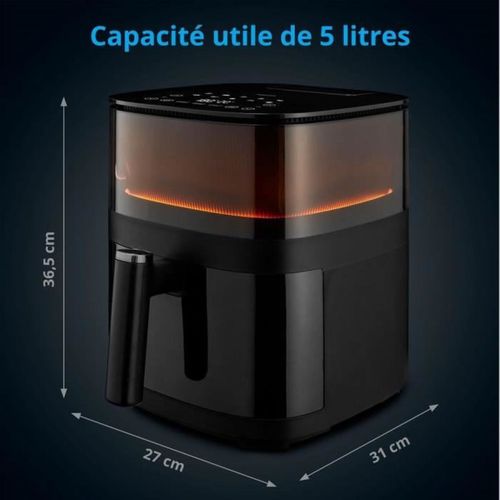 Md 11780 X10 XL - Friteuse à Air 5 L, 1500 W, 10 Programmes