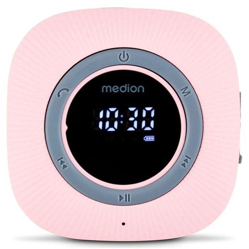 MEDION P66096 Radio de douche - Affichage LED - FM - Protection IPX6