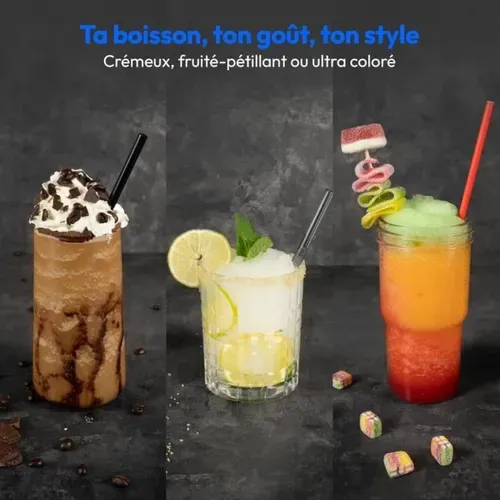 Md12090 — Machine à Slush Et Sorbet 2,6 L, 5 Programmes, Gris
