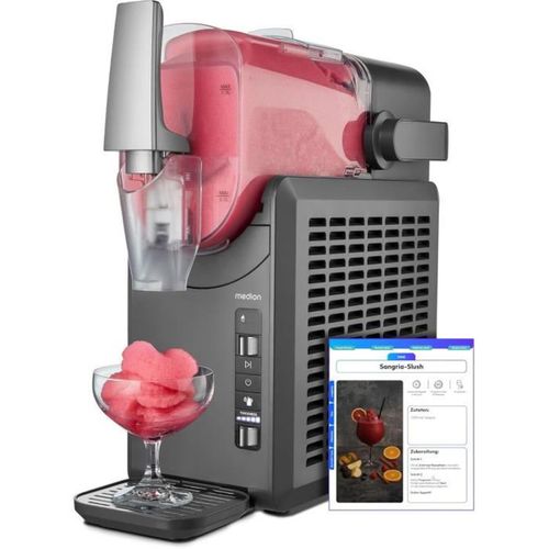 Md12090 — Machine à Slush Et Sorbet 2,6 L, 5 Programmes, Gris