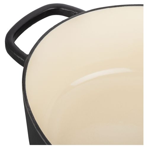 Cocotte Ovale En Fonte Noire - Cuisine Au Gaz - Poêle/casserole