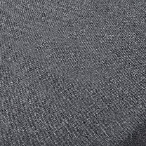 Nappe De Table 130 X 300 Cm. Aspect Lin.décoration De Table Imperméable.gris