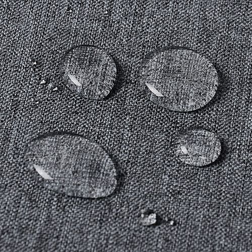 Nappe De Table 130 X 300 Cm. Aspect Lin.décoration De Table Imperméable.gris