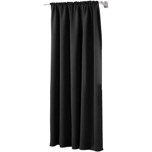 1 Pièce Rideau Occultant.pour Maison Intérieure/fenêtre/porte Isolant Thermique.135x175cm.noir