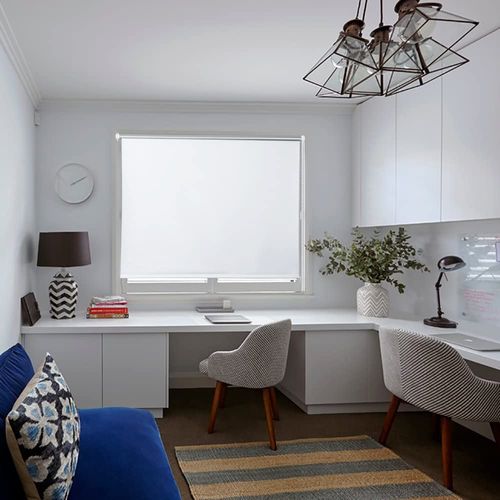 1x Store Enrouleur Occultant. Isolant Thermique Avec Revêtement Sans Perçage. 60x160 Cm Blanc.
