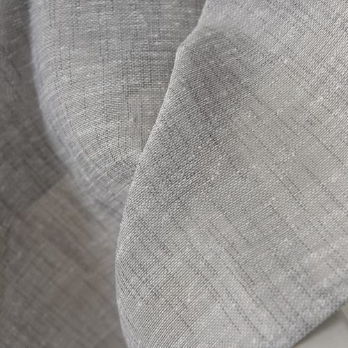 2 Pièces Rideaux Semi-transparents. Voilage à Oeillets. 140x225cm. Gris Clair. Vh5862hgr-2