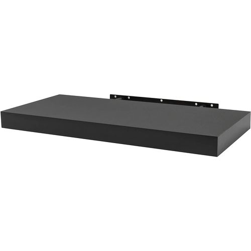 Étagère Murale En Bois Étagère Flottante Pour Chambre/salle De Bain/salon/bureau.40x22.9x3.8cm.noir