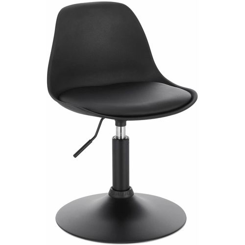 Chaise En Similicuir 38.5 x 38.5 x 61 Cm - Noir