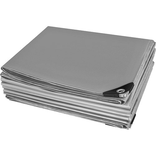 Pe Bâche Piscine.couverture Étanche Imperméable+indéchirable180g/m²2x3m Gris/vert