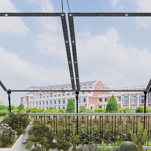 Bâche Transparente Avec Oeillets 2x2 M. Bâche De Protection Imperméable 380g/m² Pvc