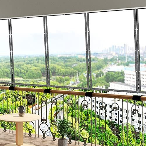 Bâche Transparente Avec Oeillets 2x2 M. Bâche De Protection Imperméable 380g/m² Pvc