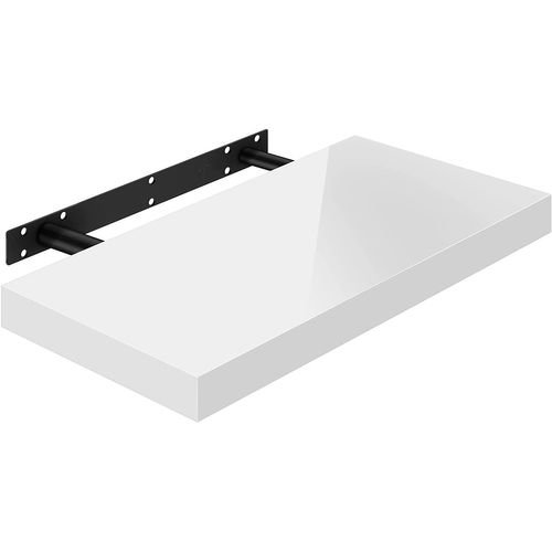 Étagère Murale.Tablette Murale.Étagère à Livres.Panneau De Bois.70x22.9x3.8cm.Blanc