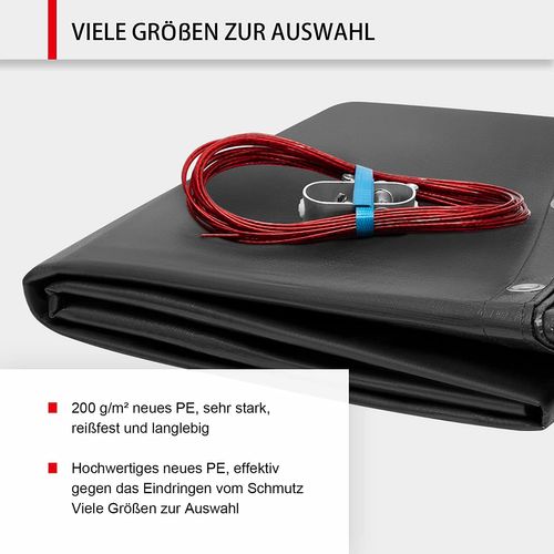 Couverture Piscine Ronde F560 Cm.convient Aux F480-500 Cm.anti-poussière En Pe 200g/m².