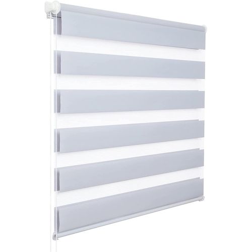 Store Enrouleur Double Fixation Rapide Store Isolant Thermique 90x120 cm Gris