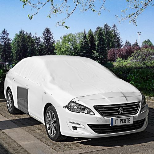Bâche Protection Avec Oeillets,4x5m,pe 140 G/m²,imperméable Anti-uv,résistante Aux Déchirures,blanc