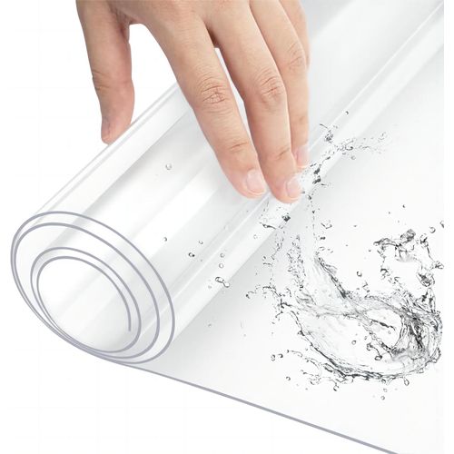 Nappe Transparente 90x180cm Imperméable.film De Protection Pour Table En Pvc.épaisseur 1mm.