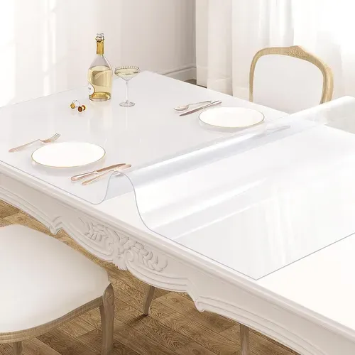Nappe Transparente 90x180cm Imperméable.film De Protection Pour Table En Pvc.épaisseur 1mm.