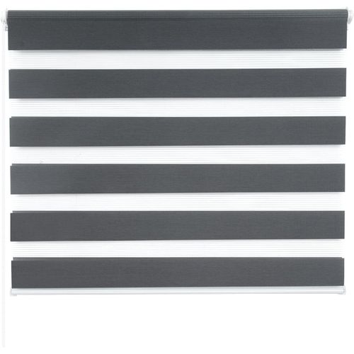 1 Pièce Store Enrouleur Double 90x120cm,fixation Rapide Sans Perçage,isolant Thermique,gris Foncé