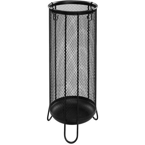 Porte Parapluies En Métal,Porte Parapluie Avec Bac D'égouttement+4 Crochets,23x23x49cm,Anthracite