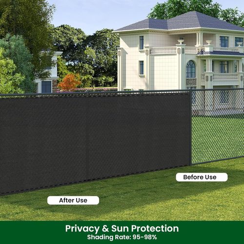 Brise Vue Jardin, Clôture Jardin Extérieure En Hdpe 280g/m²,filet Occultant,1x20m,anthracite