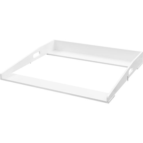 Plan à Langer Pour Commode, Plateau Pour Table à Langer, Commode à Langer, 80x75x10cm, Blanc, en Mdf