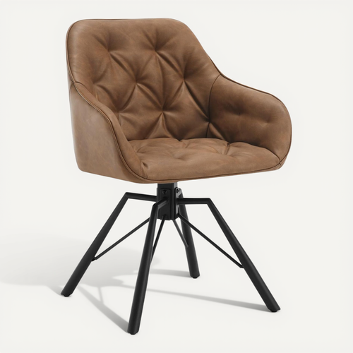 Chaise Salle à Manger Design - Revêtement PU Blanc, Pieds Métal Argenté | Pour Salon, Chambre Ou Bureau - 6