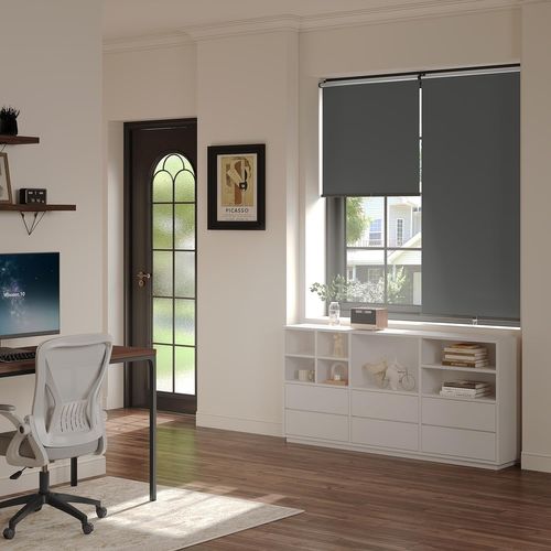 Store Enrouleur Occultant Sans Perçage,rideau Thermique à Enrouler,sans Fil,75x150cm,anthracite