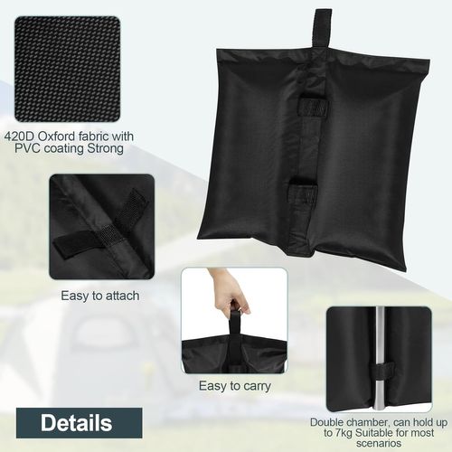 Tonnelle De Jardin Pliante 3x3m-avec 4 Sacs De Sable-4 Parois Latérales-toit En Demi-cercle -bleu