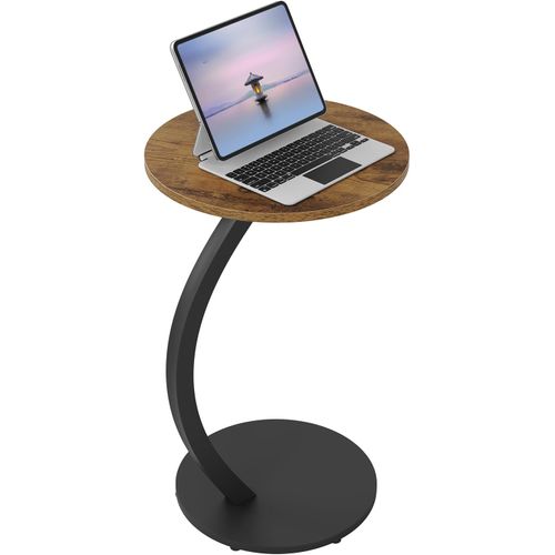 ZLXHFFH Table D'appoint En Forme De C, Avec Hauteur Réglable - 45 X 30