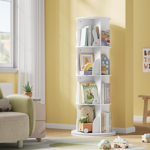 KMB19-W Bibliothèque Étagère à Livres Enfants Étagère De