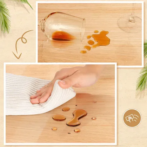 Nappe Transparente, 90x140 Cm, Nappe De Table En Pvc, Imperméable, Antitache, Épaisseur De 2mm