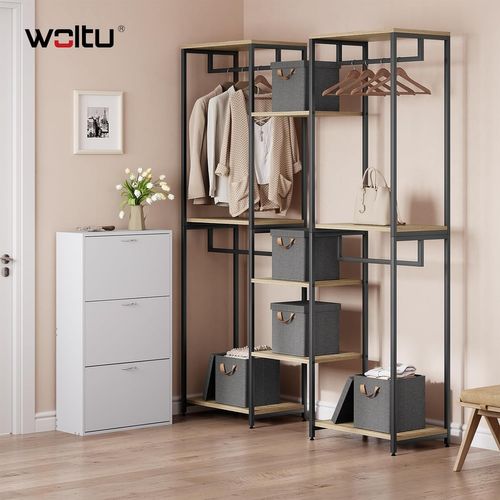 3 X Cubes De Rangement Pliable 33x33x31,5cm,boîtes Rangement Tissu Avec Couvercle,avec Poignée,gris