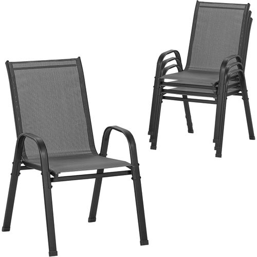 Inca - Chaise De Jardin Empilable Avec Accoudoirs En En Ance | Clasf