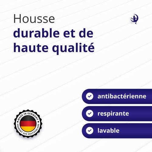 Ergonomique Surmatelas En Mousse Froide 120 X 200 Cm Avec Housse Lavable à 40°c - Respirant - 10cm
