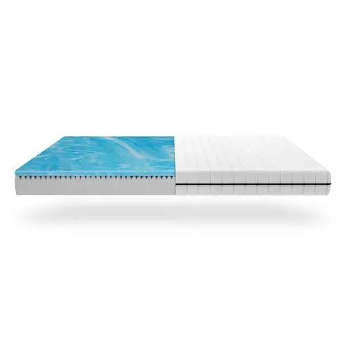 Matelas Mousse 80x200 Ergonomique – Mousse Froide Et Mousse Gel - Epaisseur 15 cm