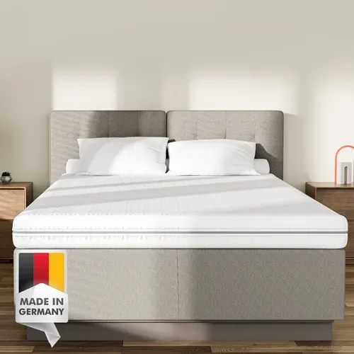 Matelas 140x200 Cm - Epaisseur 15 Cm - 7 Zones De Confort - Réversible - Fabriqué En Allemagne