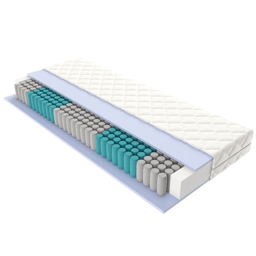 Matelas à Ressorts Ensachés 140x200 cm - 21 cm - 7 Zones