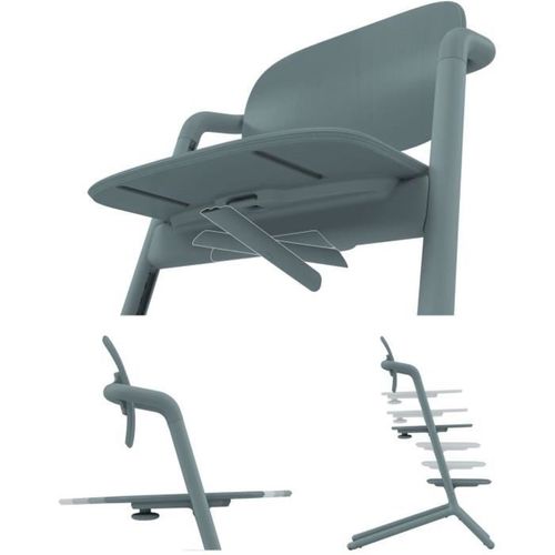 Chaise Haute évolutive 3-en-1 Bleue Avec Kit Bébé Et Plateau